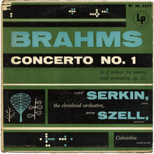 Cleveland Orchestra, Rudlof Serkin – Brahms: <cite>Concerto No.<span class="nbsp">&nbsp;</span>1</cite> album art