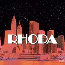 <cite>Rhoda</cite> TV series title card