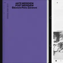 <cite>Ante Meridiem Post Meridiem</cite> by Éléonore Pano-Zavaroni