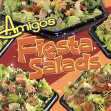 Amigos Fiesta Salads TV commercial