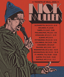 Nick Mullen 2026 tour poster