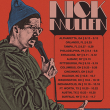 Nick Mullen 2026 tour poster