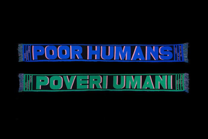 “Poveri umani / Poor Humans” scarf 4