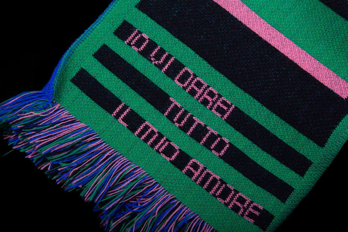 “Poveri umani / Poor Humans” scarf 5
