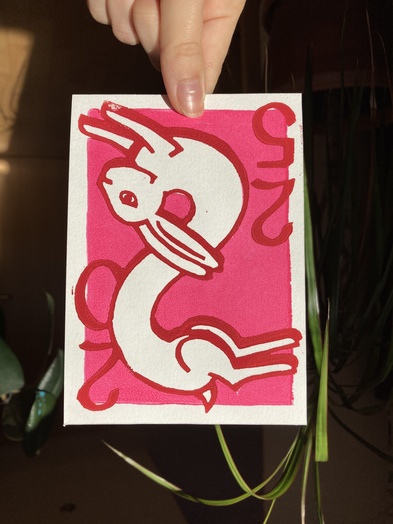 “Wie der Hase läuft” New Year card 2025 1