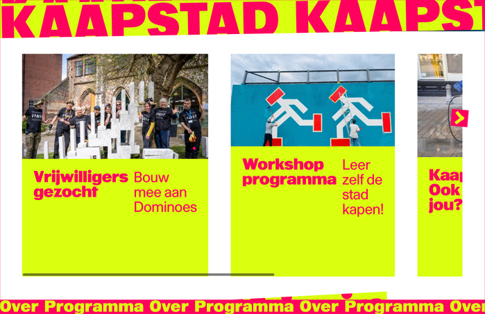 Kaapstad Festival website 2
