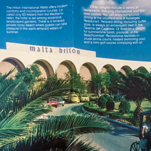 Malta Hilton identity and advertising