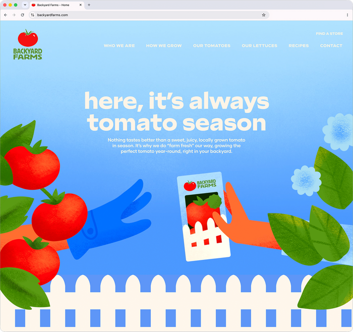 Backyard Farms website 1