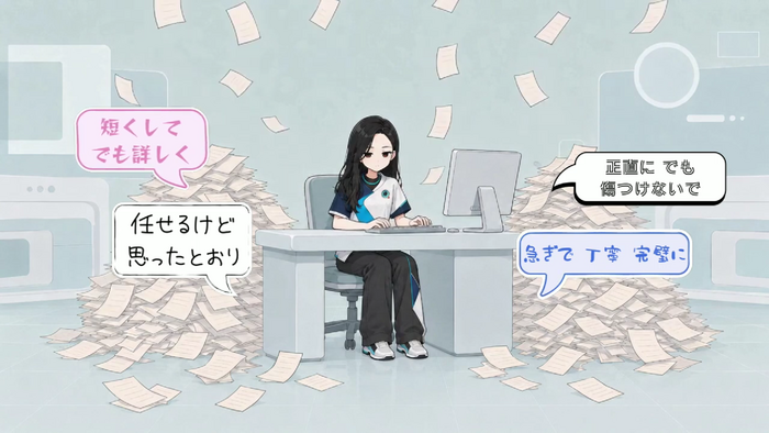 Mira Aizawa – “I am an AI” music video 4