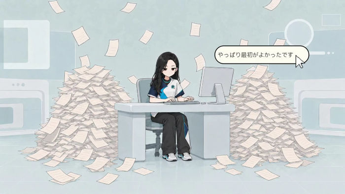 Mira Aizawa – “I am an AI” music video 5