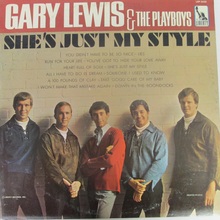 Gary Lewis & the Playboys – <cite>She’s Just My Style</cite> album art Gary Lewis & the Playboys – <cite>She’s Just My Style</cite> album art