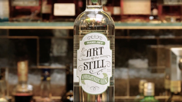 Trader Joe’s gin, cookies and spreads packaging 1