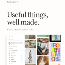 Tiny Computer Co. website
