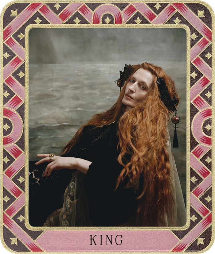 The single art for the song “King” from Florence + The Machine’s album Dance Fever