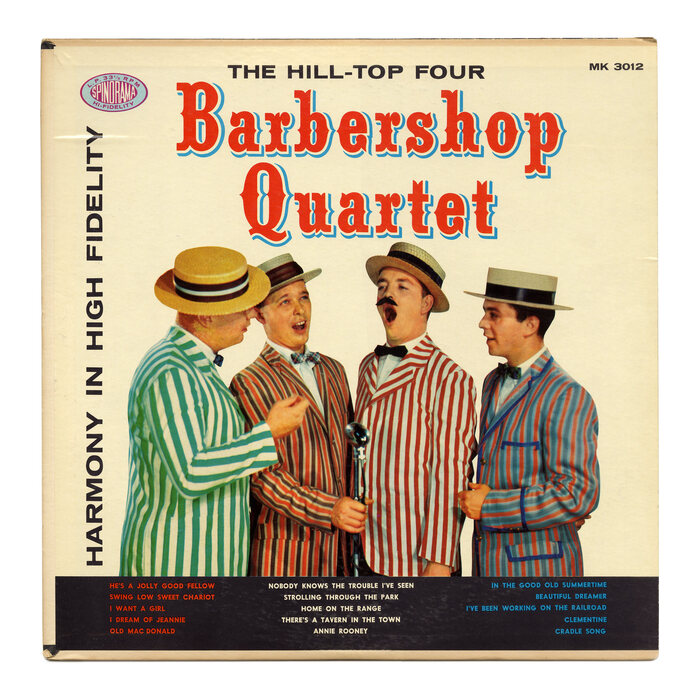 The Hill-Top Four – Barbershop Quartet album art