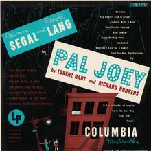 <span>Vivienne Segal</span> and <span>Harold Lang</span> – <cite>Pal Joey</cite> album art