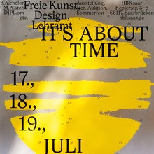 HBKsaar graduation show 2026, <cite>It’s About Time</cite>