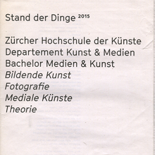 <cite>Stand der Dinge </cite>2015–18