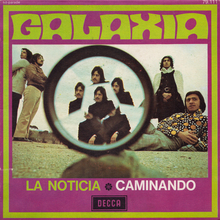 Galaxia – “La noticia” / “Caminando” French single cover