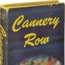 <cite>Cannery Row</cite> by John Steinbeck, first editions