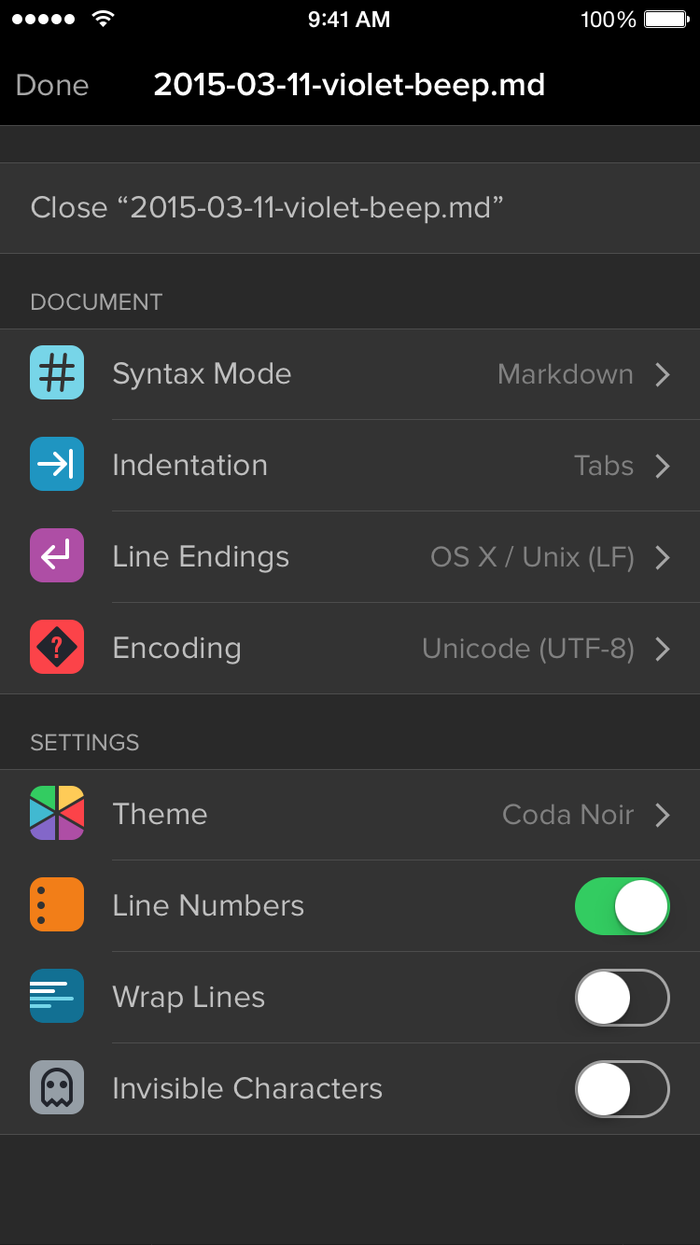 Coda for iOS 2.0 app 6