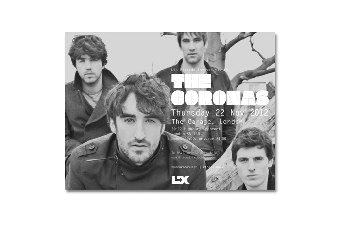 The Coronas Closer to You tour flyers 3