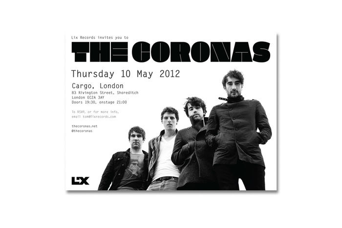 The Coronas Closer to You tour flyers 1