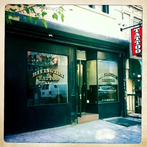 Rivington Tattoo is on 175 Rivington Street, New York (see on Google Street View).