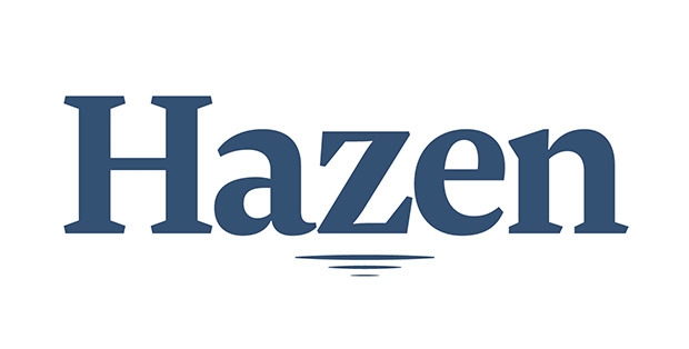 The new Hazen and Sawyer identity designed by Paula Scher