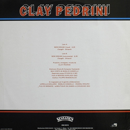 Clay Pedrini – “New Dream” single cover 2