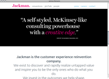 <cite>Jackman Reinvents</cite> website