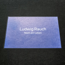 <cite>Noch ein Leben</cite>, exhibition catalogue of photographer Ludwig Rauch