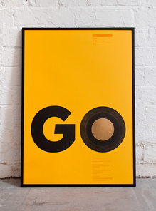 Secret 7″ poster: <cite>Go</cite>