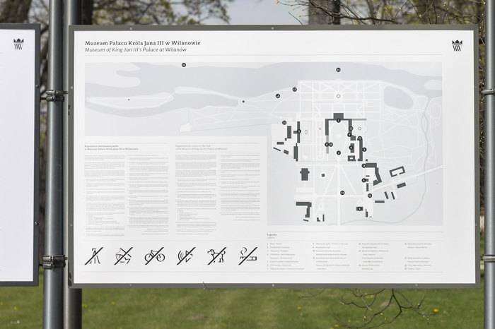Wayfinding and visual identity system of the Wilanów Palace Museum 4
