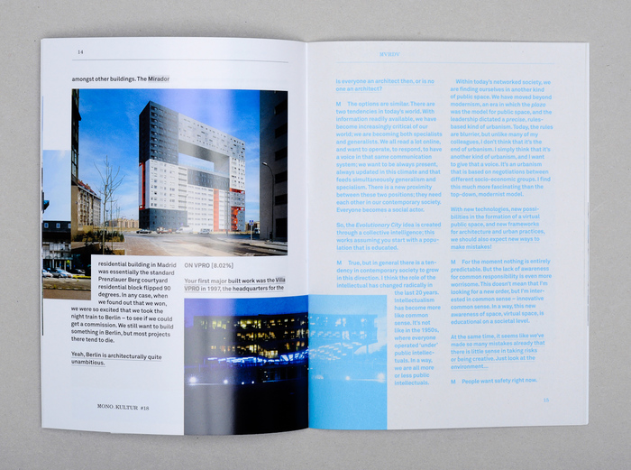 Mono.kultur no. 18: MVRDV 2