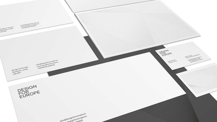 Design for Europe brand identity 4