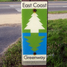 East Coast Greenway Sign