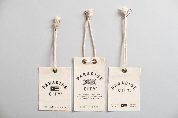 Paradise City hangtags and labels 6