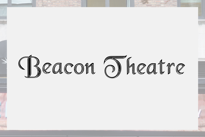 Beacon Theatre sign and logo 2