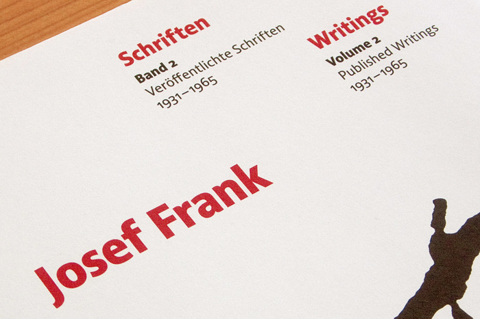 Josef Frank: Writings/Schriften 2