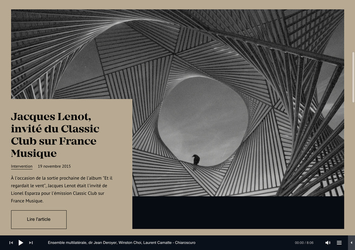 Jacques Lenot website 2