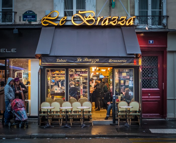 Le Brazza brasserie, Paris