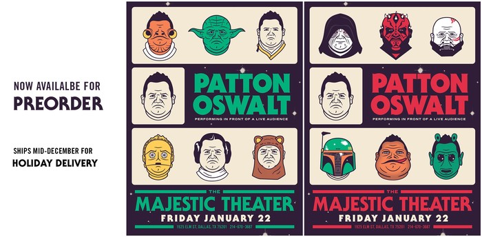 Patton Oswalt at the Majestic Theatre poster