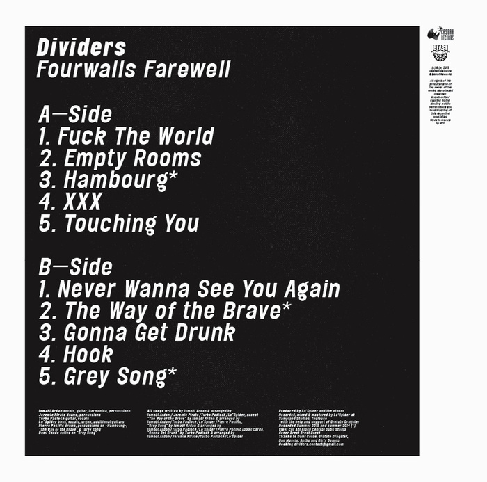 Fourwalls Farewell by Dividers 2