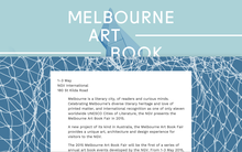 Melbourne Art Book Fair