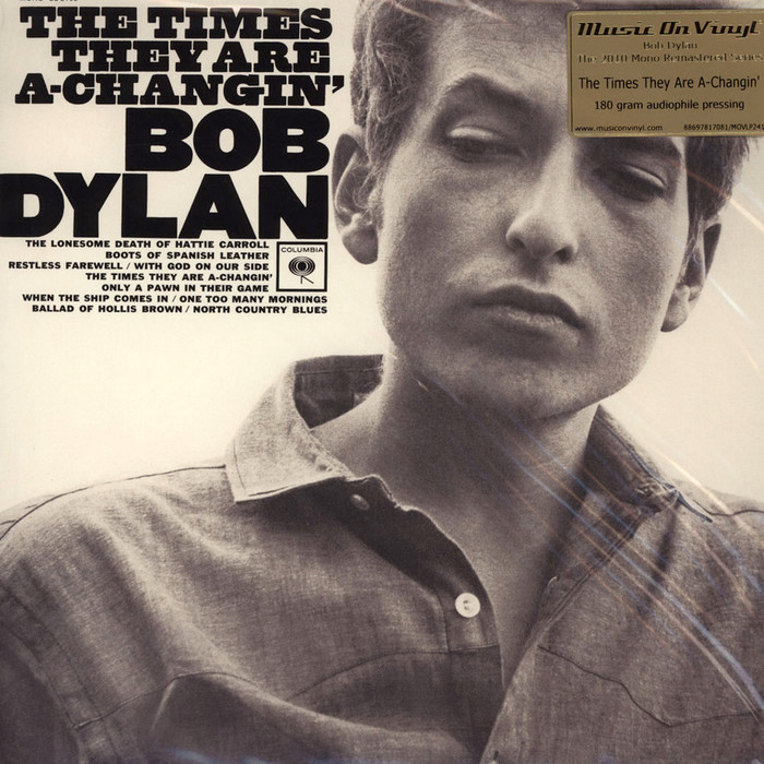 Bob Dylan – The Times They Are A-changin’ album art 2