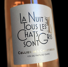 “La Nuit Tous Les Chats Sont Gris” wine label