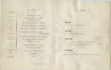 Menu for Eton Dinner at The Monico, Oct. 28, 1898