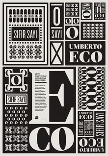 Poster for Umberto Eco’s <cite>Sıfır Sayı</cite> (Numero Zero)