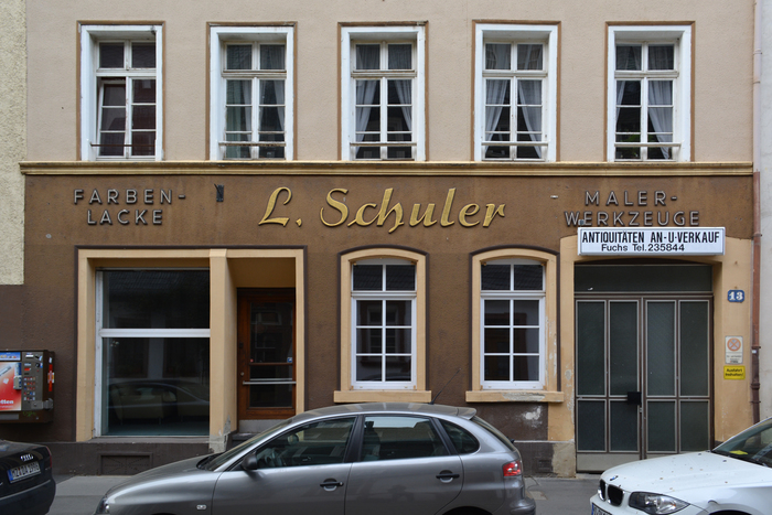 L. Schuler on Kapuzinerstraße 13, Mainz.